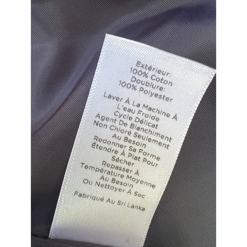 Talbots Navy Blue Ribbed Cotton Blazer Anchor Nautical Preppy Coastal Cruise 16W - Picture 6 of 10